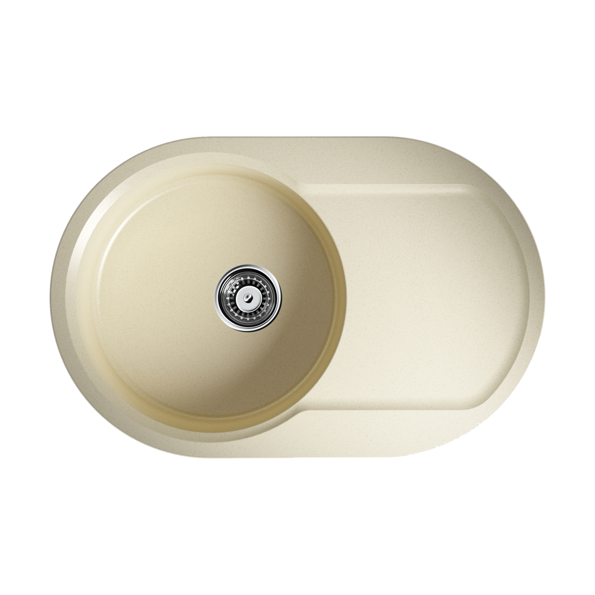 Кухонные мойки Кухонная мойка 780x510x190 Manmaru 78-BE Artgranit/ваниль 