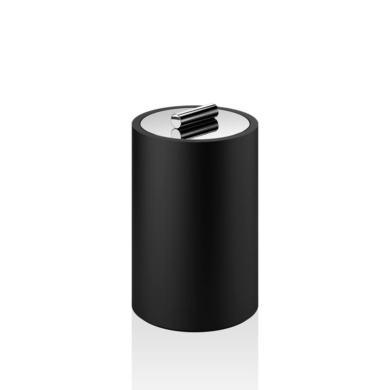 DMD L Универсальная коробка с крышкой большая, черный матовый/хром