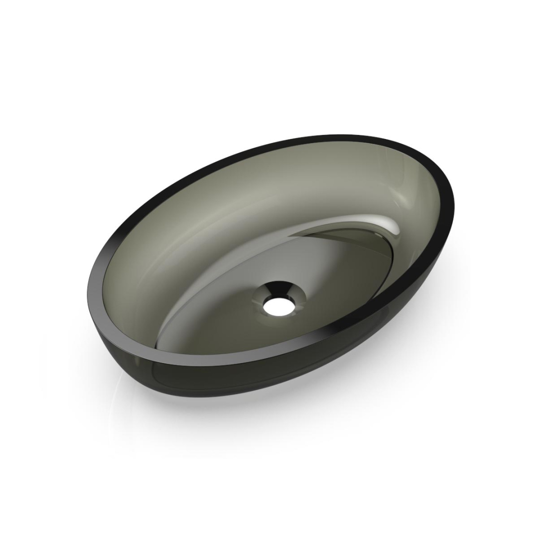 Раковины Раковина Oval Shape отдельностоящая из полимерного материала 55х37x13 см, цвет 20 