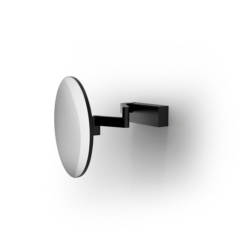 Аксессуары для ванной R Unlit 5X Косметическое зеркало черный матовый Настенный монтаж 