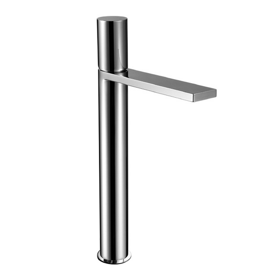 Смесители Смеситель для раковины на 1 отверстие матовая натуральная сталь 