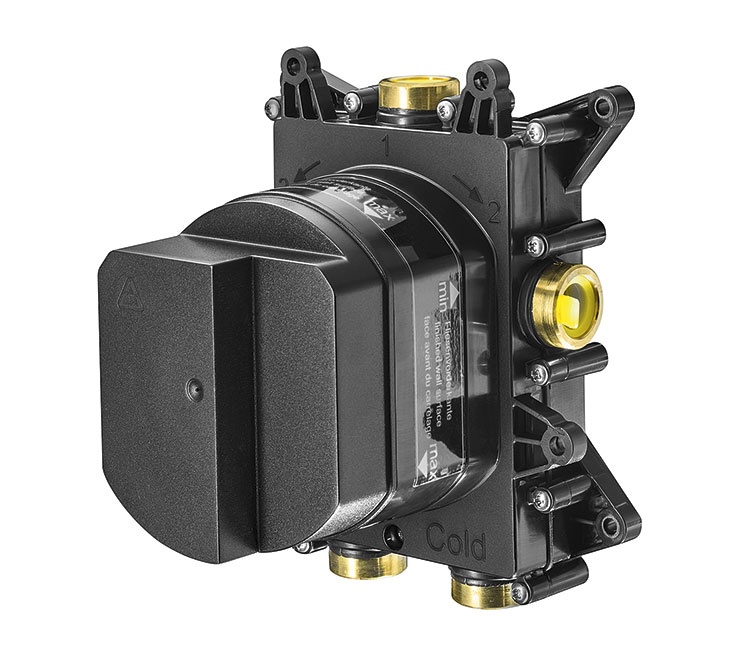 Смесители Встраиваемая часть смесителя с переключением на 1, 2 или 3 положения 