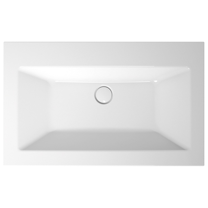 Раковины Раковина встраиваемая сверху 80x50 см, белая 