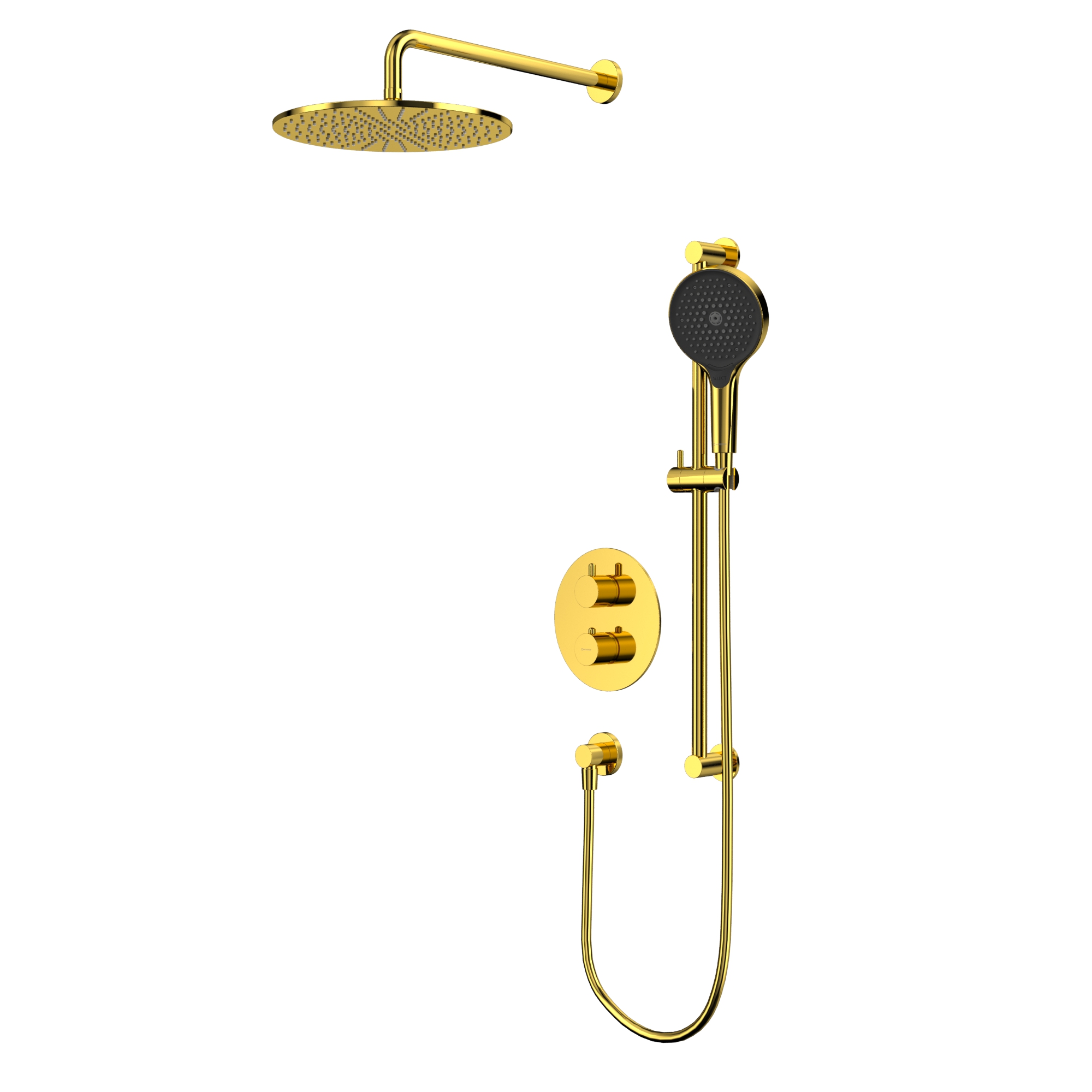 Душевая программа Термостатическая душевая система скрытого монтажа YSET09TOPGL (золото) 