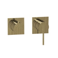 Смесители Смеситель для ванны на 2 или 3 потребителя, внешняя часть, латунь шлифованная 