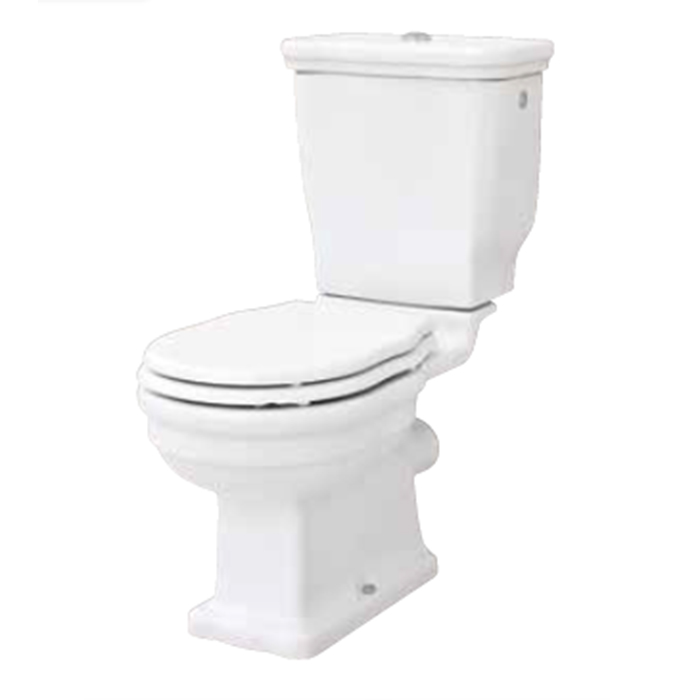 унитаз моноблок 71*36см слив в пол с креплением, цвет белый