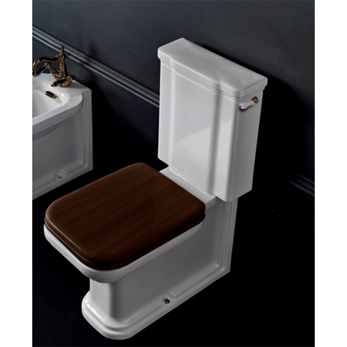 Унитазы Kerasan Waldorf Унитаз-моноблок, 680*367мм, слив универсальный, цвет белый 