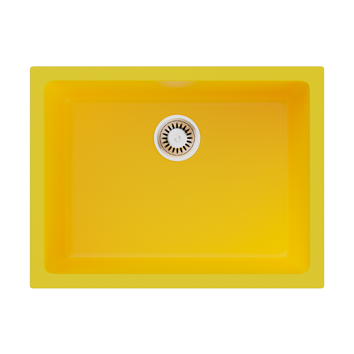 Кухонные мойки Кухонная мойка 610x460x255 Okinoshima 61-U/I-SL Matt Natceramic/sicilian lemon матовый 