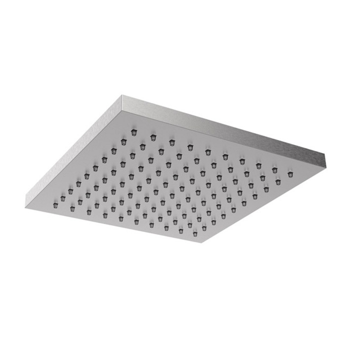 Душевая программа Верхний душ 200*200 мм, нержавеющая сталь шлифованная 