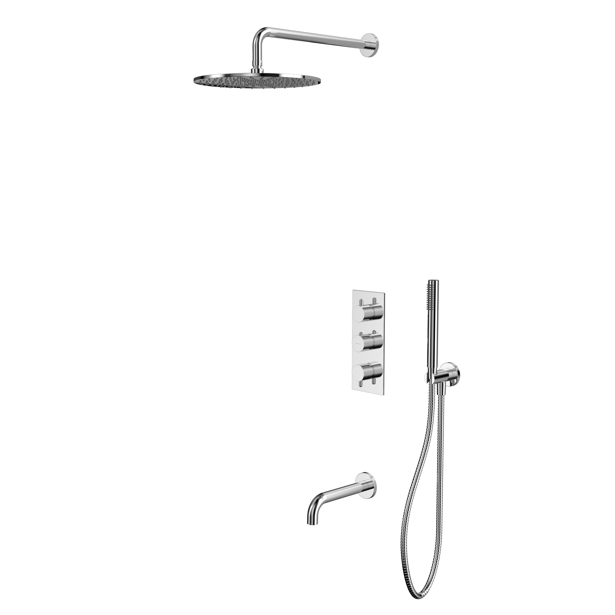 Душевая программа Термостатическая система для ванны скрытого монтажа YSET11CR (хром) 