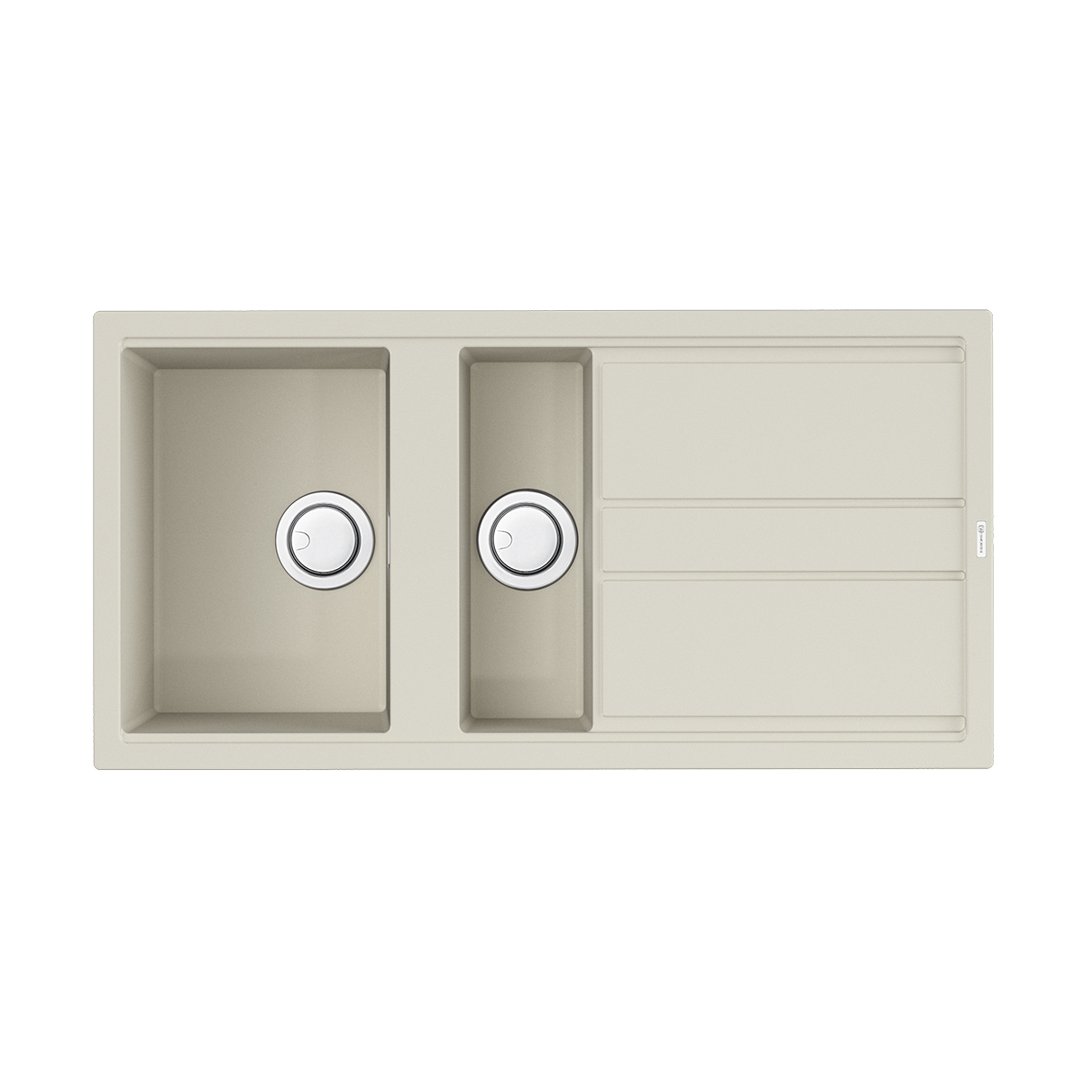 Кухонные мойки Кухонная мойка 1000x510x200 Kitagawa 100-2-WH Artceramic/белый 