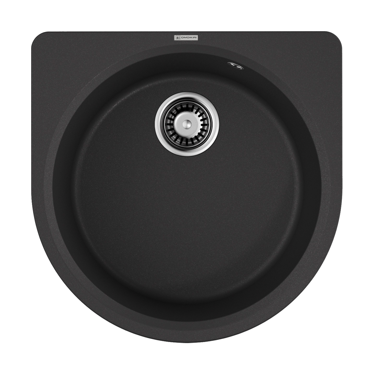Кухонные мойки Кухонная мойка 510x510x190 Akegata 51-BL Artgranit/черный 