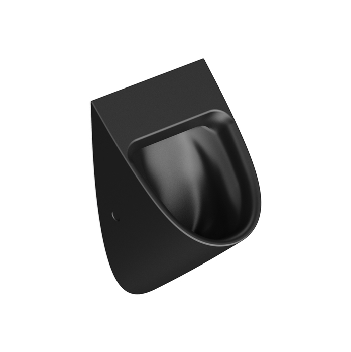 Писсуар c отв. под крышку Rimless 54x30 , покрытие Cataglaze+, цвет черный матовый