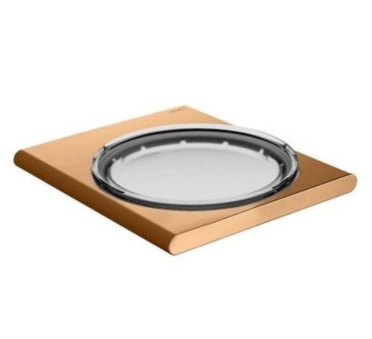 Аксессуары для ванной Мыльница подвесная (бронза шлифованная) 