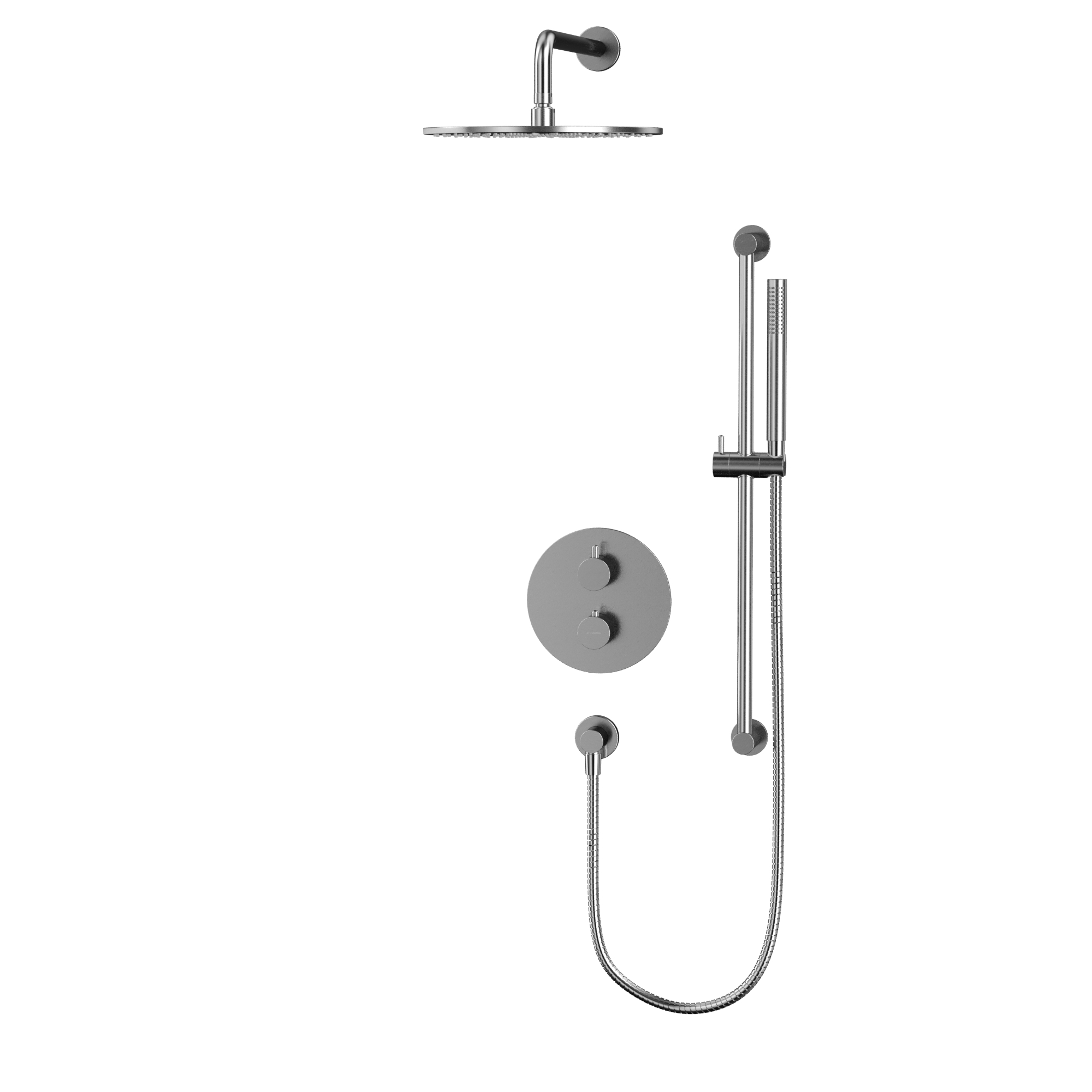 Душевая программа Термостатическая душевая система скрытого монтажа YSET09NIB (брашированный никель) 
