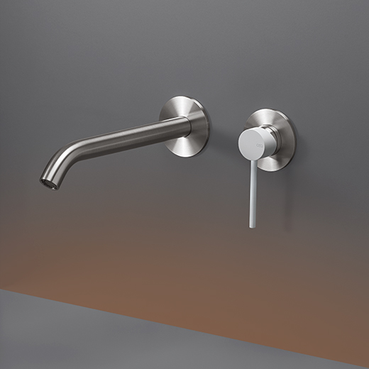 Смесители Настенный смеситель с краном и цветной ручкой GAS22 