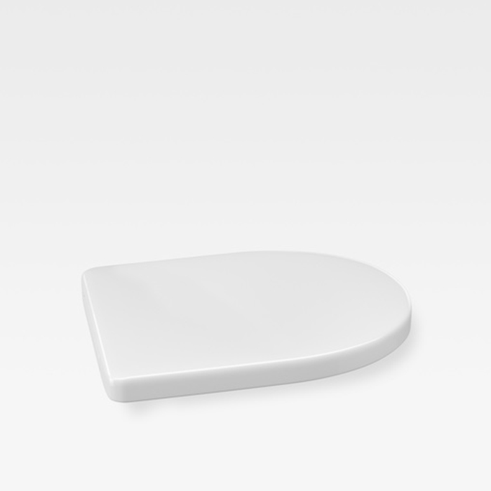 Сиденье для биде, с микролифтом, лакированное, цвет: белый