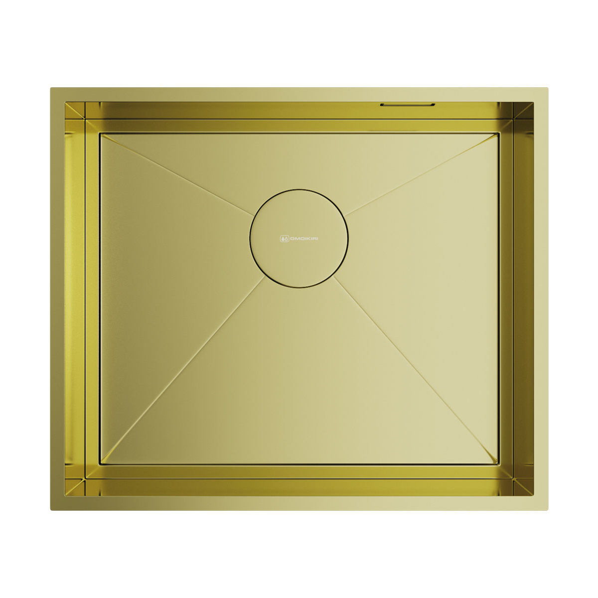 Кухонные мойки Кухонная мойка 530x460x175 Kasen 53-26-INT-LG нержавеющая сталь/светлое золото 