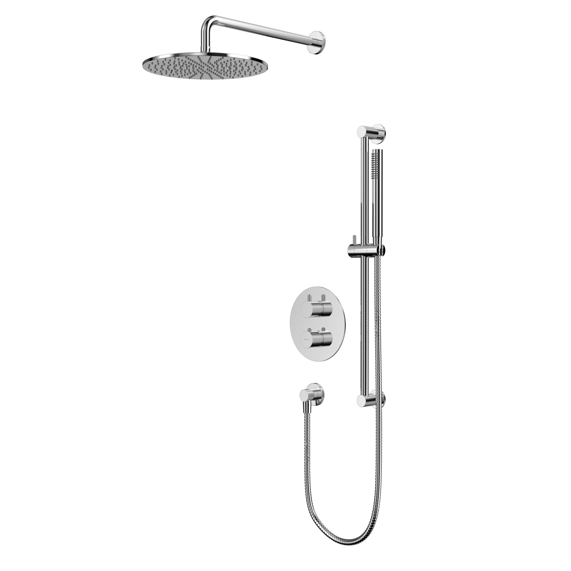 Душевая программа Термостатическая душевая система скрытого монтажа YSET09CR (хром) 