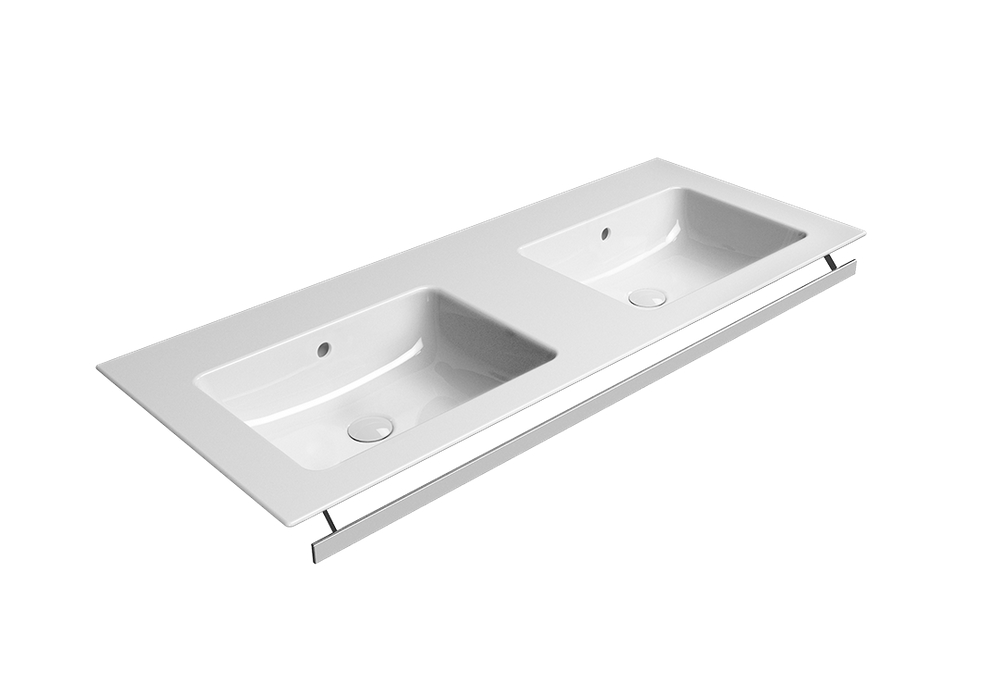 Раковины Раковина двойная накладная/подевсная 500x1200 мм 