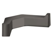 Аксессуары для ванной Двойной крючок для халата | полотенца (хром черный шлифованный) 