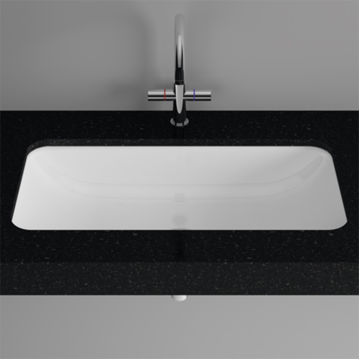 Раковины Раковина встраиваемая снизу 77x40 см, белая 