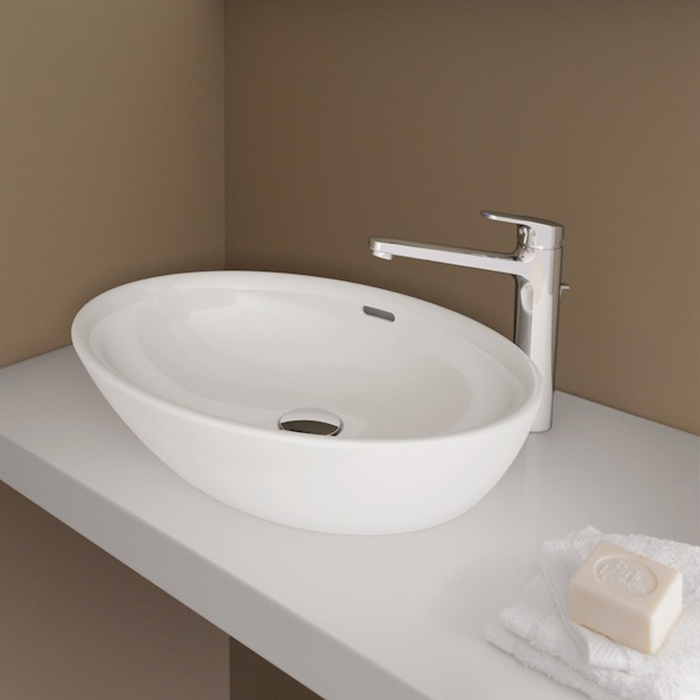 Раковины Раковина-чаша 52х39х15 см, без отв под смеситель,цвет белый 