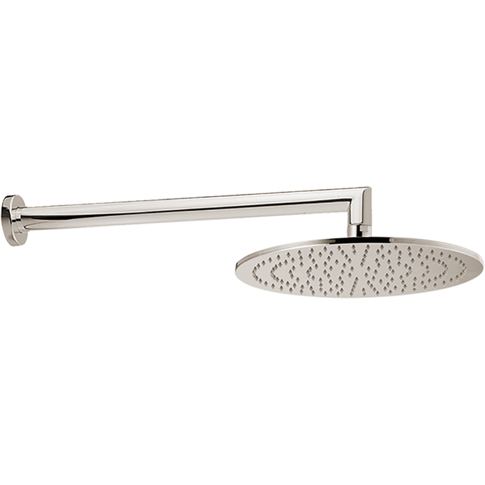 Душевая программа Верхний душ D250 мм с настенным держателем L350 мм, цвет никель полированный 