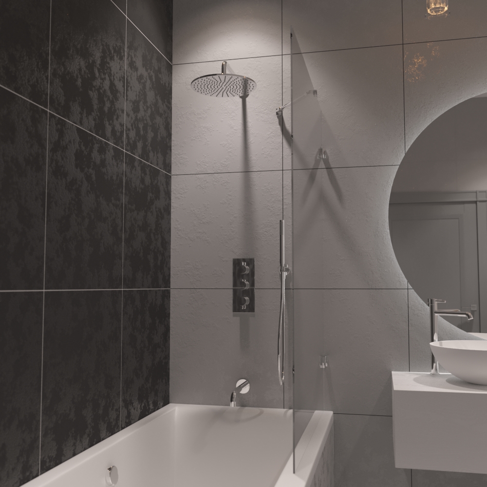 Душевая программа Термостатическая система для ванны скрытого монтажа YSET11CR (хром) 