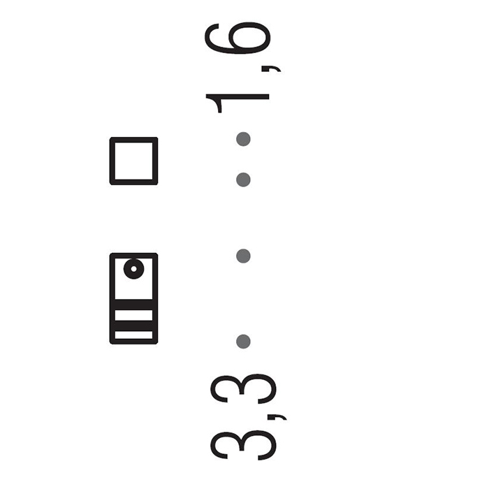 Аксессуары для ванной Крючок, цвет графит матовый 