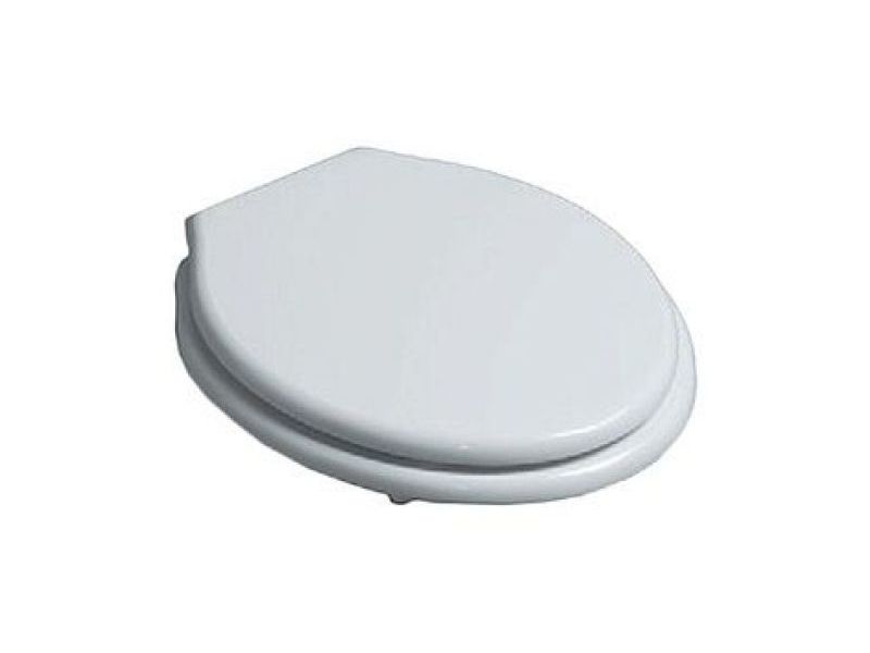 крышка сидение для унитаза с микролифтом белое, петли золото