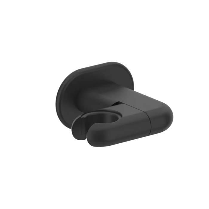 Комплектующие Держатель душевой лейки поворотный, цвет черный 