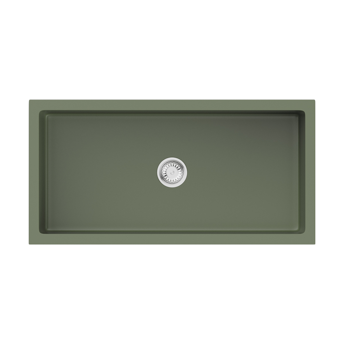 Кухонные мойки Кухонная мойка 910x460x254 Mikura 91-OL Natceramic/olive 