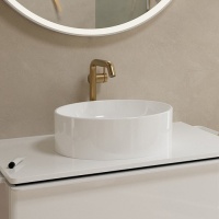 Смесители CoolStart EcoSmart+ Высокий смеситель для раковины, бронза шлифованная 