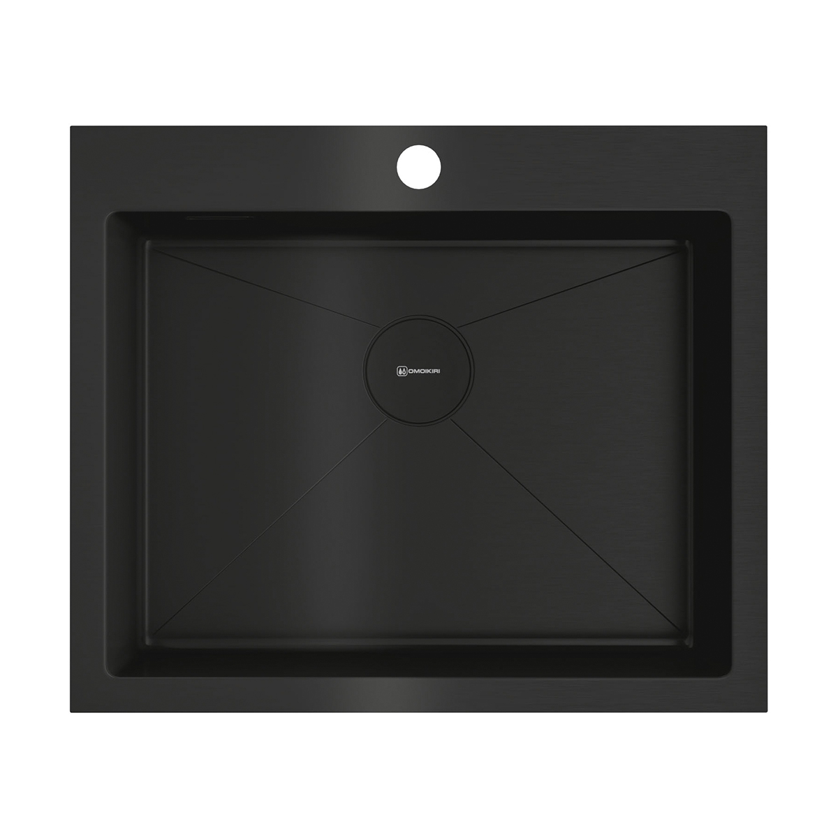 Кухонные мойки Кухонная мойка 590x510x200 Akisame 59-GB нержавеющая сталь/графит 