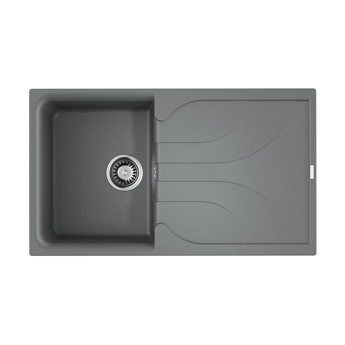 Кухонная мойка 860x500x210 Yasugata 86-GR Tetogranit/leningrad grey