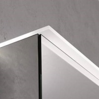 Мебель для ванной Option 500.592.00.1 Зеркальный шкафчик с подсветкой 1200*700 мм 