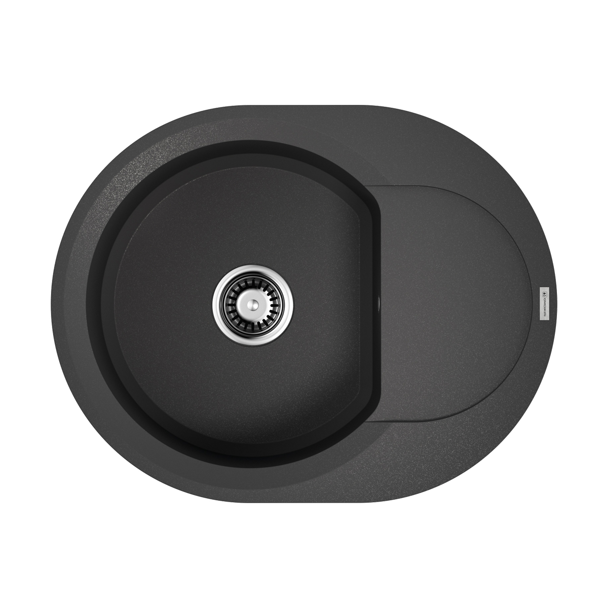 Кухонные мойки Кухонная мойка 600x470x195 Sakaime 60E-BL Tetogranit/черный 