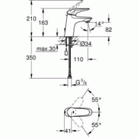 Смесители Смеситель для раковины 23713003 Eurostyle New 