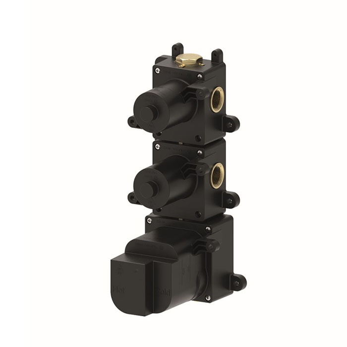 Смесители Встраиваемая часть термостатического смесителя с переключением на четыре положения 