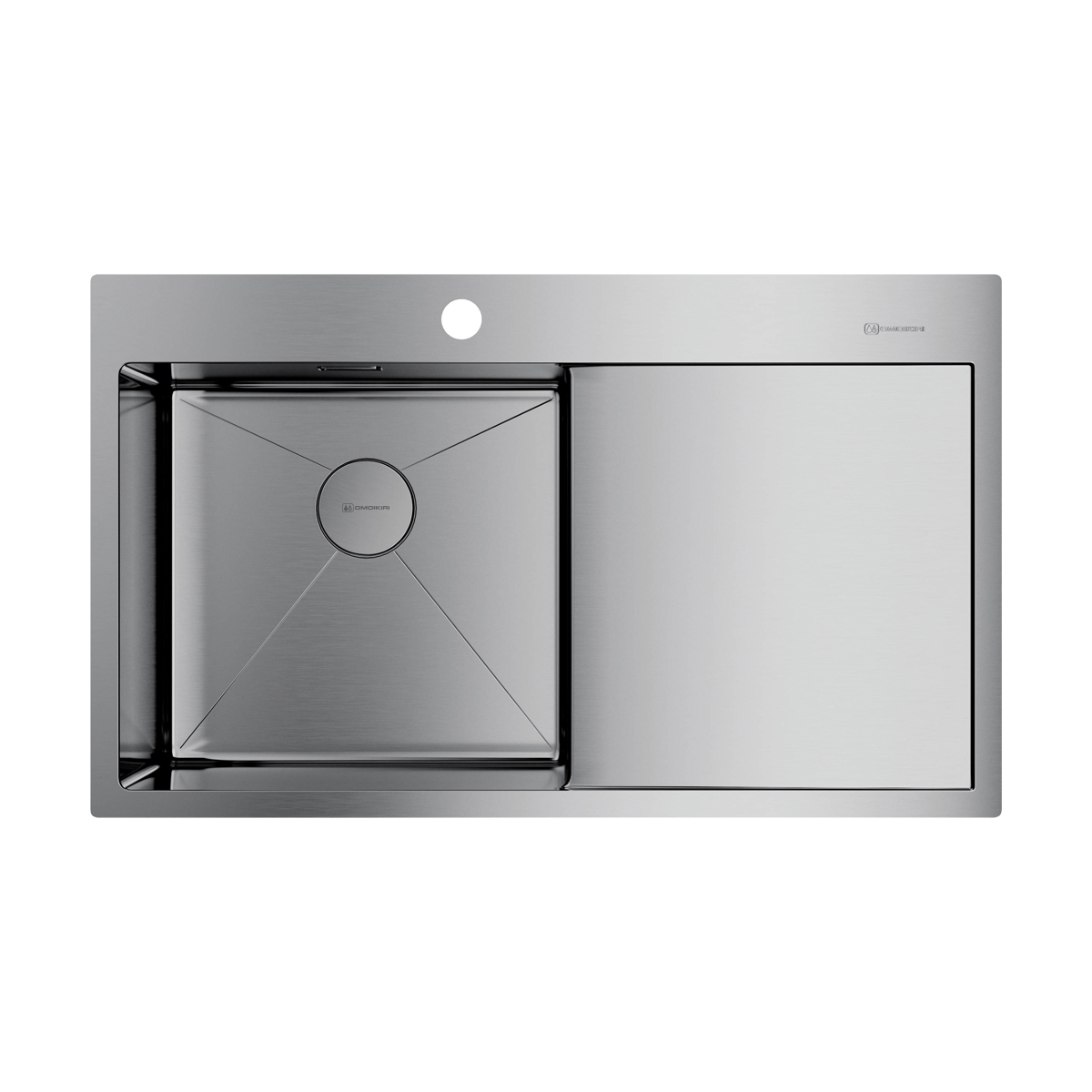 Кухонные мойки Кухонная мойка 860x510x200 Akisame 86-L-IN нержавеющая сталь/нержавеющая сталь 