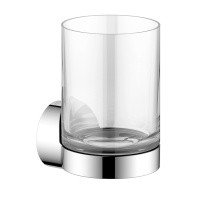 Аксессуары для ванной Стакан для зубных щёток подвесной (хром) 