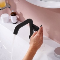 Смесители CoolStart EcoSmart+ Смеситель для раковины, чёрный матовый 