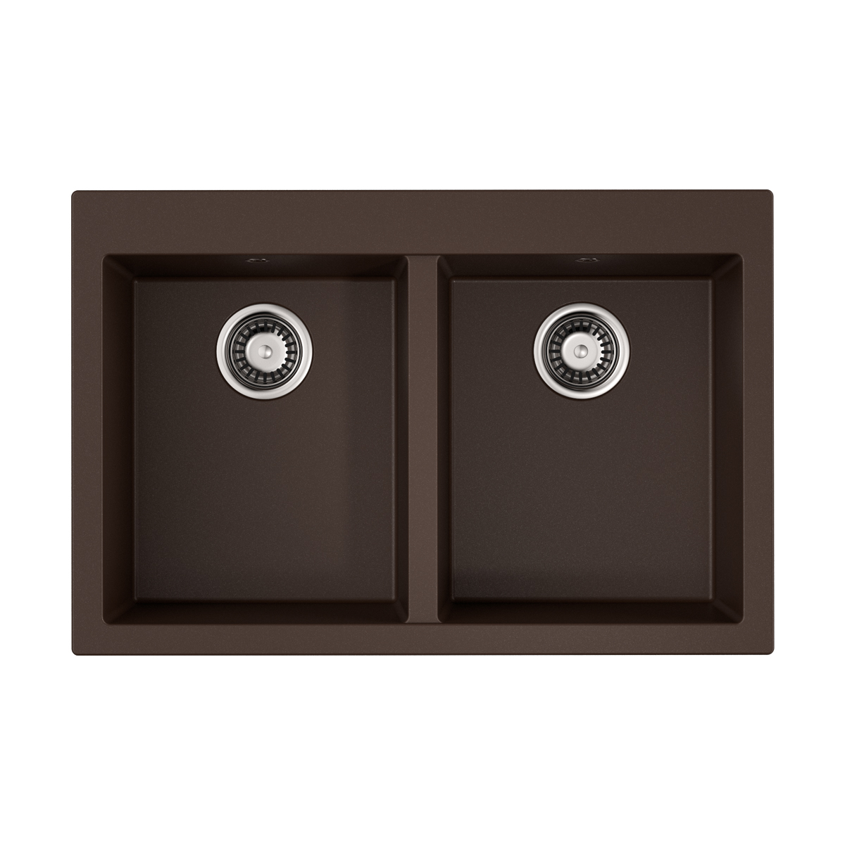 Кухонные мойки Кухонная мойка 800x530x200 Bosen 80-2-DC Tetogranit/темный шоколад 