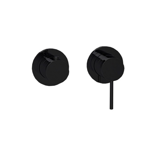 Смесители Смеситель для ванны на 2 или 3 потребителя, внешняя часть, чёрный матовый 