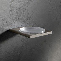 Аксессуары для ванной Мыльница подвесная (никель шлифованный) 