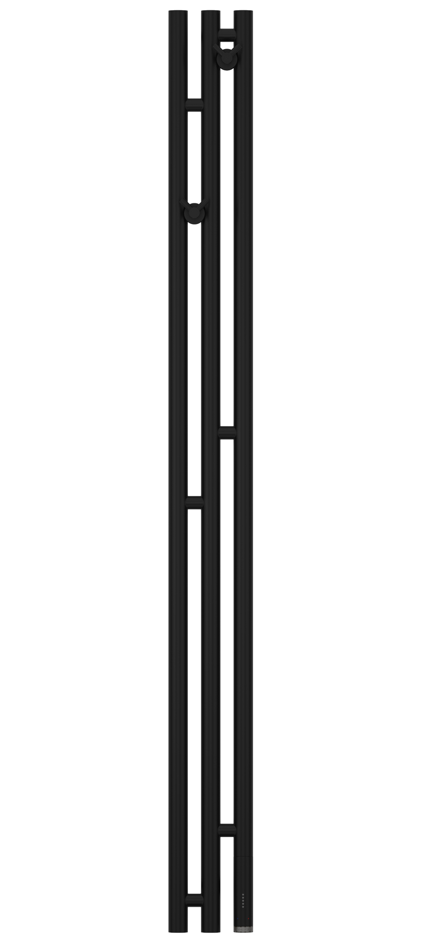 Полотенцесушители Полотенцесушитель электрический 1500х106 правый (Матовый чёрный) 