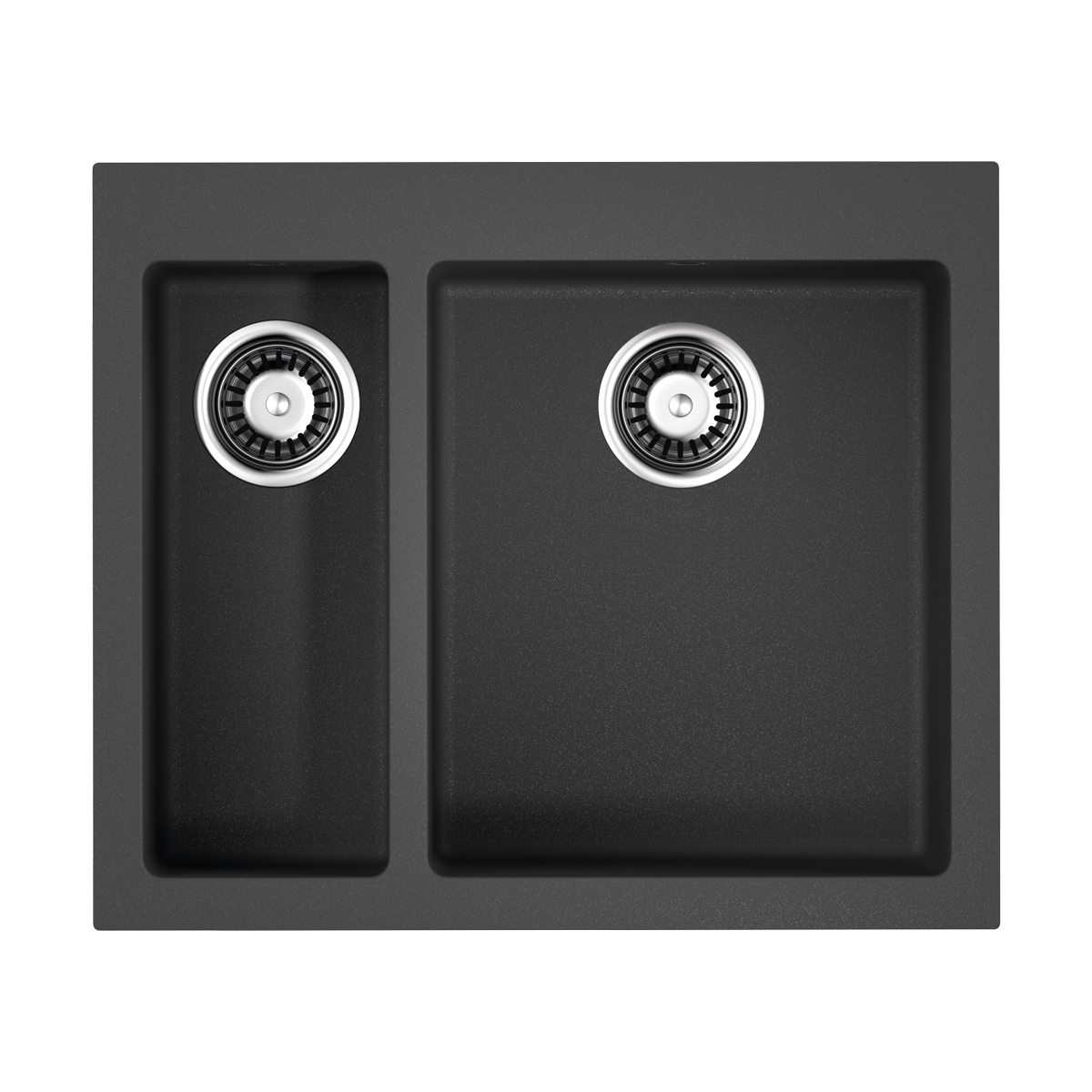Кухонные мойки Кухонная мойка 590x500x200 Bosen 59-2-BL Tetogranit/черный 