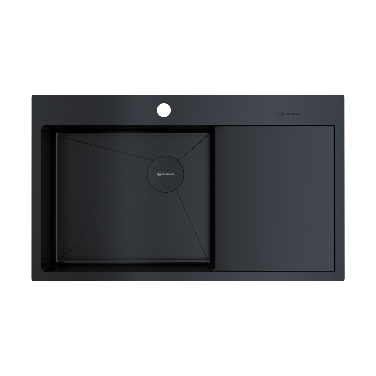 Кухонные мойки Кухонная мойка 860x510x200 Akisame 86-L Side-GB нержавеющая сталь/графит 