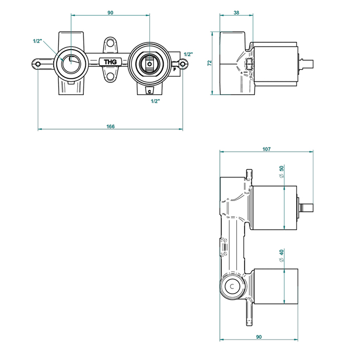 Смесители Внутренняя часть для гигиенического душа со смесителем, усил. шлангом и лейкой с клапаном 
